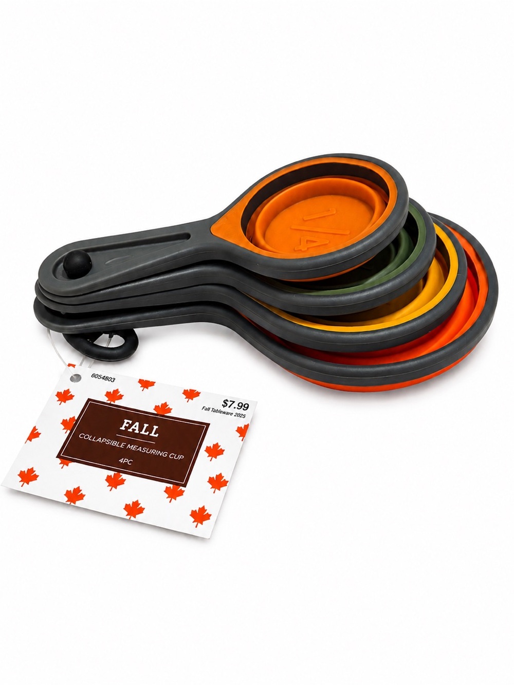 Fall Collapsible Measuring Cups - Multi-Color Set